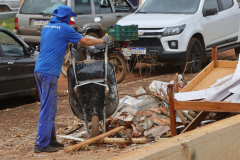 Para acelerar reconstrução, Polícia Penal coloca 89 presos para trabalhar em Rio Bonito do Iguaçu