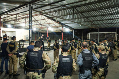 Polícias do Paraná cumprem 109 mandados em cinco estados contra organização criminosa