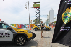 PMPR capacita policiais do Verão Maior Paraná para uso do Programa Olho Vivo no litoral