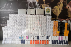 PMPR identifica crime de descaminho e apreende carga de eletrônicos em caminhão na PR-323