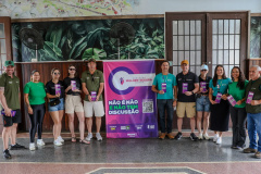 Ação do Programa Mulher Segura orienta moradores e turistas em Morretes