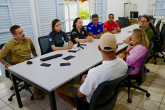CCO da SESP recebe desembargadora da única Câmara do país especializada em violência doméstica