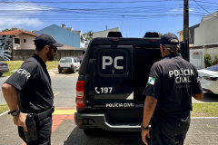 PCPR cumpre mandado de prisão durante atendimento de ocorrência em Matinhos