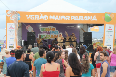 Nem a chuva afasta o público: Banda da PMPR agita o Palco Sunset em Shangri-Lá