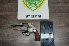 PMPR prende homem em flagrante por porte ilegal de arma de fogo em Matinhos
