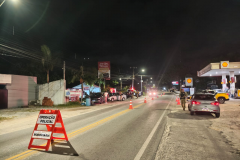 PMPR reforça a fiscalização nas rodovias do litoral durante o fim de semana de shows