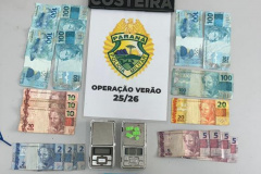 PMPR prende suspeito e apreende materiais ilícitos na Ilha do Mel