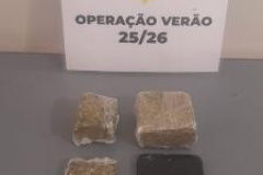 PMPR detém suspeito de tráfico de drogas em Guaratuba durante Verão Maior Paraná 