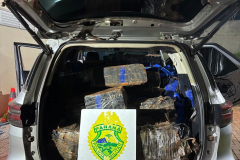 PMPR apreende mais de 1,2 tonelada de maconha e recupera veículo furtado em Santa Helena