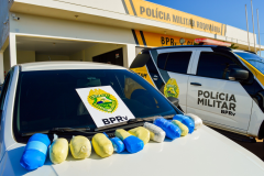 PMPR apreende skunk e haxixe e prende condutor durante fiscalização rodoviária em Iporã