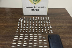 PMPR detém homem com drogas durante patrulhamento em Matinhos