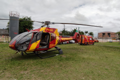  Arcanjo 01 realiza atendimento aeromédico a vítima de atropelamento na PR-412