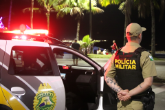 PMPR amplia ações no Verão Maior Paraná e registra queda de furtos, roubos e homicídios no Litoral