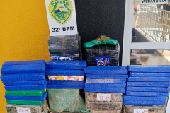 PMPR apreende 505 kg de maconha na PR-317, em Floresta, na região Norte