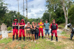 Corpo de Bombeiros localiza três mulheres desaparecidas em área de mata no Litoral do Paraná