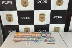 PCPR desarticula ponto de venda de drogas e prende três pessoas em Guaratuba
