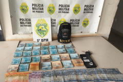 PMPR prende homem por tráfico de drogas e apreende mais de R$ 32 mil em Londrina