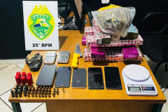 PMPR apreende droga, munições e constata maus-tratos a animais em Umuarama