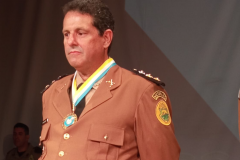 Coronel Aguiar recebe homenagem pelos serviços prestados ao BPTran