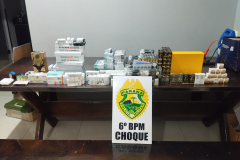 PMPR apreende medicamentos e anabolizantes avaliados em R$ 200 mil em Cascavel