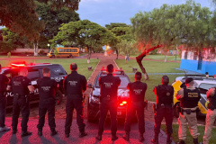 PCPR e PMPR prendem cinco pessoas por tentativa de homicídio ocorrida em Mamborê
