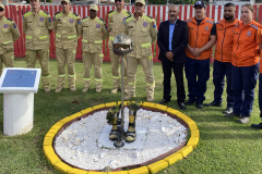 Bombeiros inauguram memorial em Almirante Tamandaré em homenagem aos militares tombados em serviço