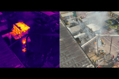 Drones ampliam capacidade operacional dos bombeiros e auxiliam no combate a incêndios