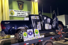 PMPR apreende carga contrabandeada e recupera veículo furtado em Umuarama