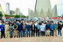 Entrega de 75 novas viaturas reforça atuação das forças de segurança em Maringá e região