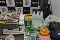PMPR apreende drogas e insumos para tráfico em Maringá