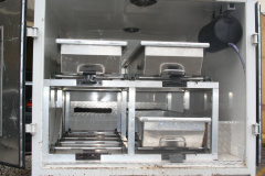 As novas viaturas contêm espaço para quatro corpos