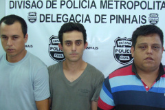 Jhon Carlos dos Santos Rocha, Mauricio Rossoni Passos e Cleverton Rossani