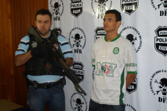 Felipe Estevão da Silva, 18 anos, foi encontrado em Piraquara, Região Metropolitana de Curitiba, menos de 24 horas depois do crime.