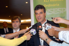 Secretário da Segurança e o governador do Estado do Paraná