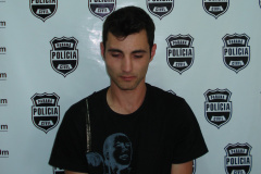 Paulo Rafael Martins, 26 anos, suspeito de roubo.