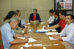 Secretário recebe diretoria do Sindicato dos Investigadores de Polícia