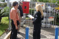 Delcon realiza fiscalização em distribuidores de gás de cozinha