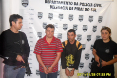 Valdir Rosa de Aleluia, conhecido como “Tatu”, e Josias Ferreira da Silva, o “Besouro”