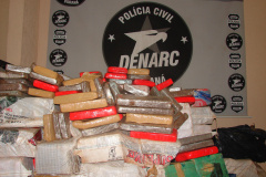 Polícia apreende mais de uma tonelada de maconha em Foz do Iguaçu