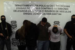 Quadrilha especializada em roubo de carros forte é presa em Curitiba 