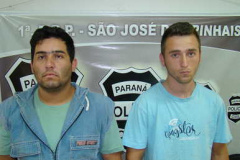 Jeferson da Silva,26 anos,  e Felipe Gustavo Bertão Carvalho,19