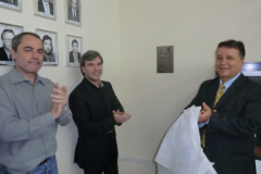 Marcus Vinicius Michelotto, Delegado Geral da Polícia Civil, Reinaldo de Almeida Cesar, Secretário da Segurança Pública do Paraná e Diretor do Instituto de Identificação, Newton Tadeu Rocha