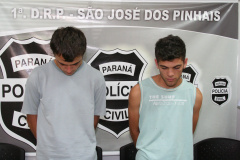 Deydiwes Tomio, 18 anos, e Fernando Carvalho de Bastos, 20
