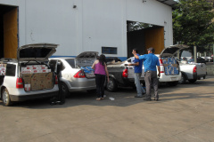 Uma das apreensões de cigarro feitas pelo Batalhão de Polícia de Fronteira