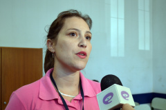 Coordenadora do mutirão, Renata Torres