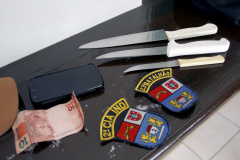 MAtinhos , 06 de Janeiro de 2016 07-01-2015 prisao de assaltante em matinhos