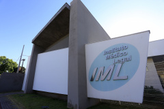 O governador Beto Richa inaugura a nova sede do Instituto Médico Legal (IML) de Maringá, na região Noroeste do Paraná