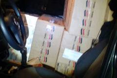 PM apreende 20 quilos de maconha e veículos carregados com cigarros contrabandeados em Querência do Norte