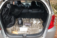 Na região de fronteira, Polícia Militar apreende quase 250 quilos de maconha durante a Operação Muralha

