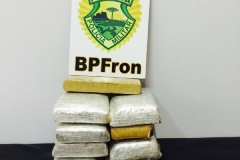 PM apreende dez quilos de maconha em Ampére